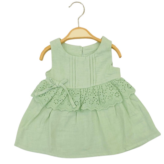Lace Green Baby Girl Dress