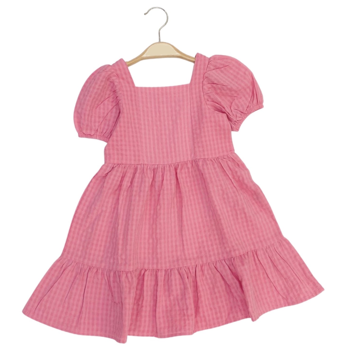 Striped Girl Dress Pink