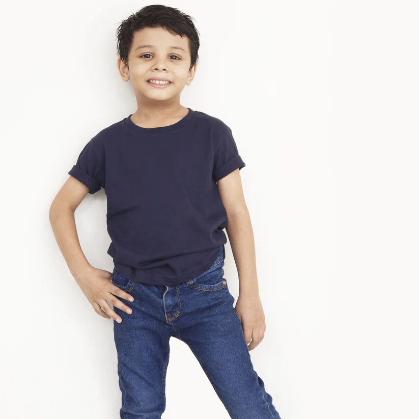 Navy Basic T-Shirt for boys