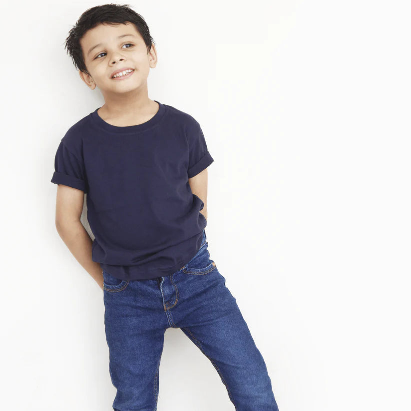 Navy Basic T-Shirt for boys