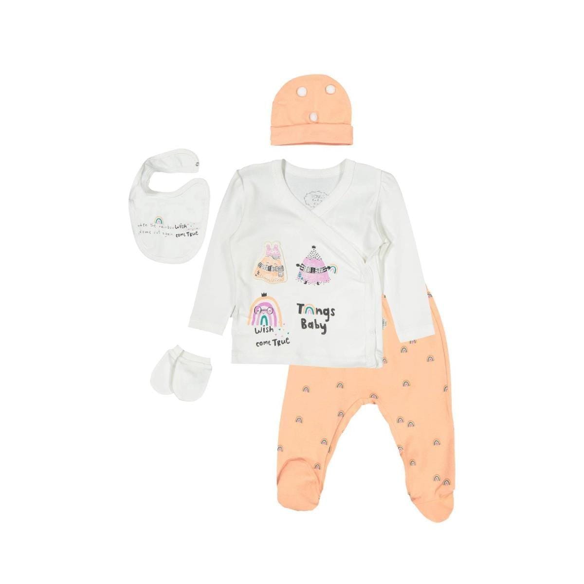 Rainbow 5-Piece New Born Set