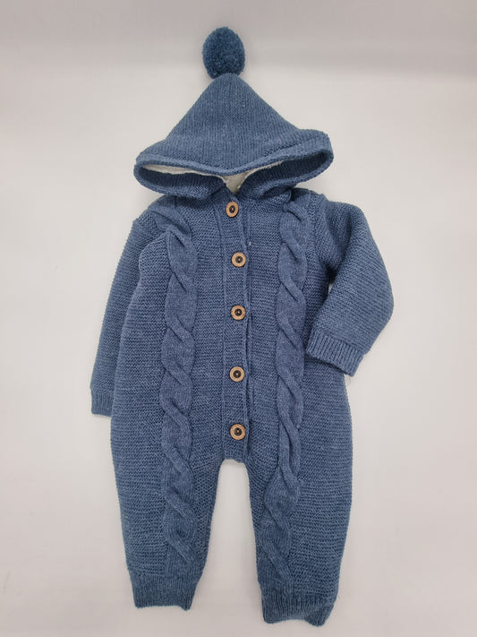 knitted jumpsuit,, baby winter clothes.