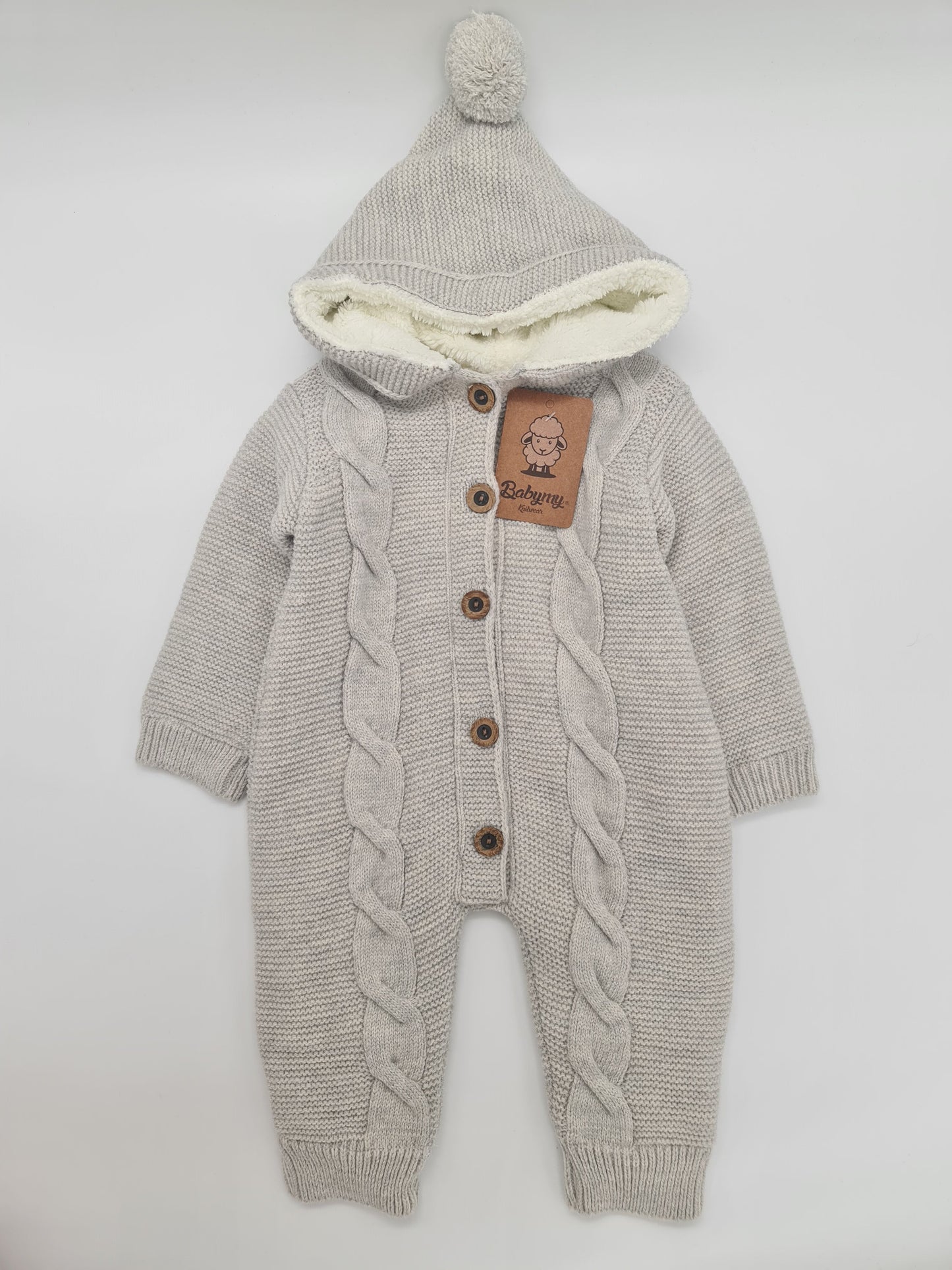 knitted jumpsuit,, baby winter clothes.