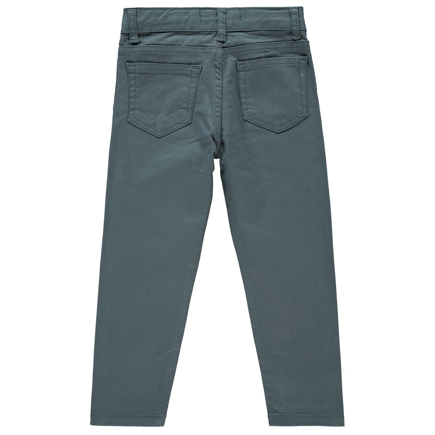 Grey, Beige & Dark blue Kids Pull-on Pants