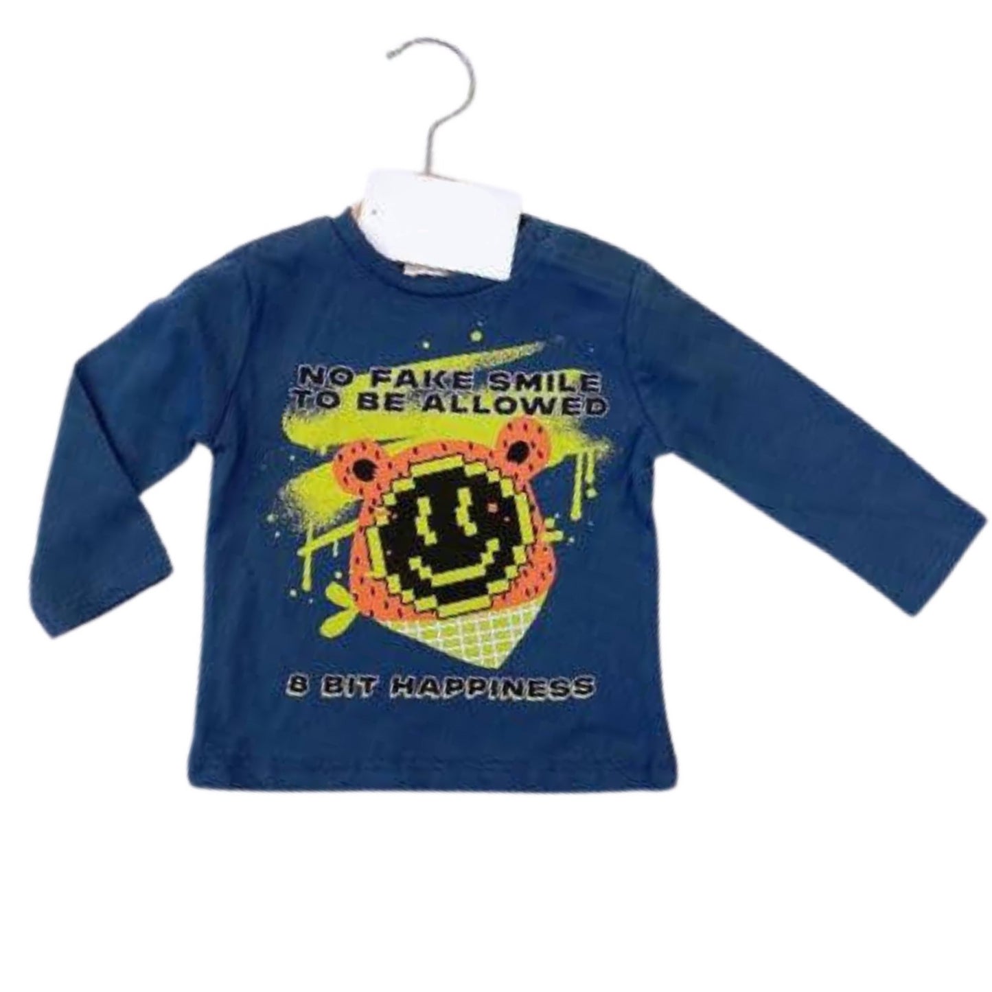 Printed Baby Boy T-Shirt Navy Blue