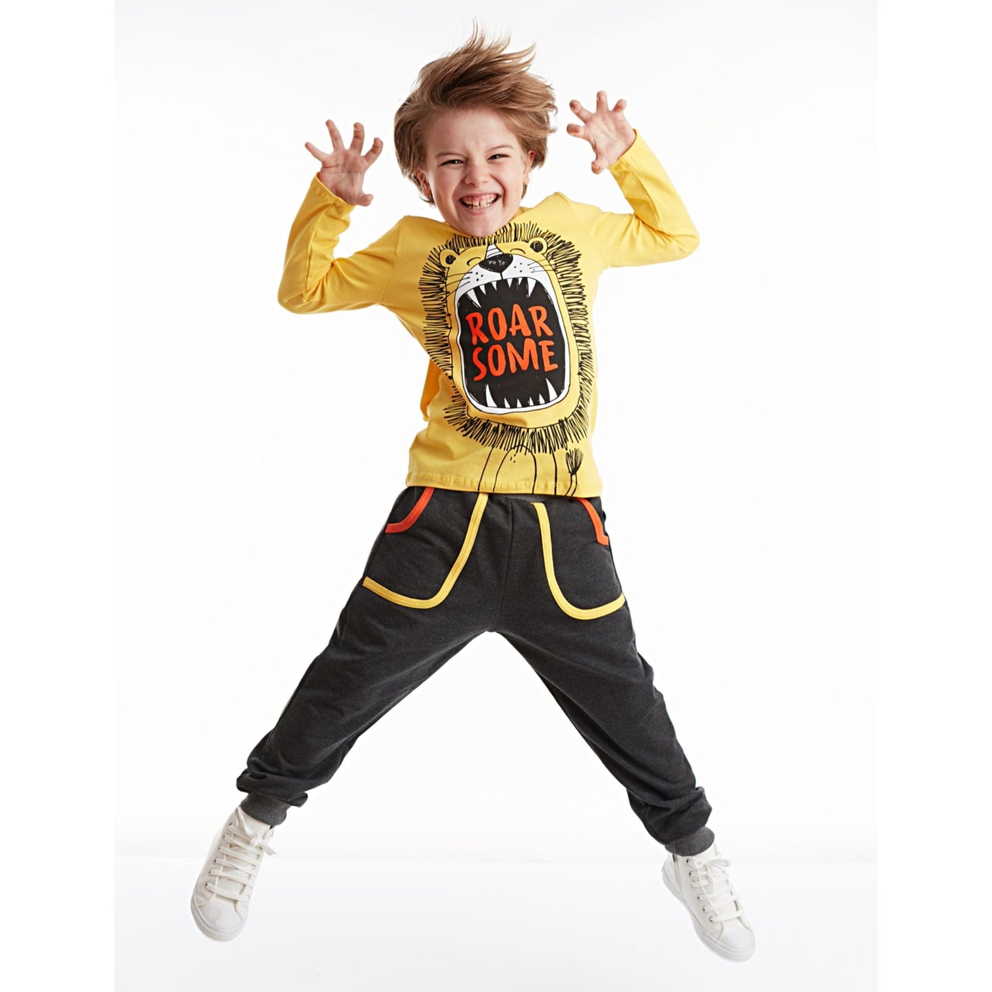 Roar Lion Boy Pants Set