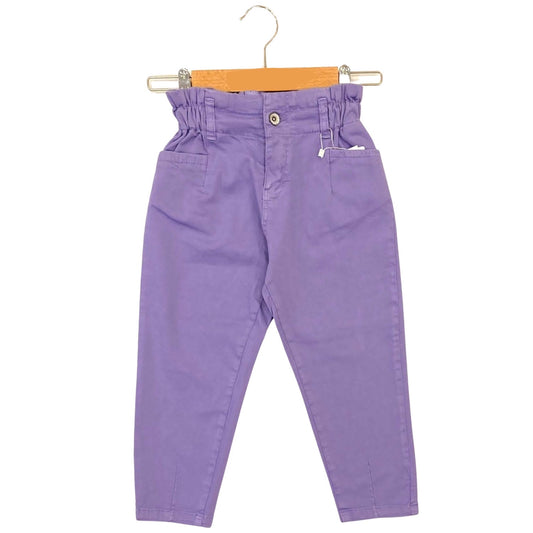 Paperbag Girls Color Pants Lilac