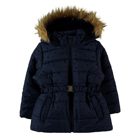 Fur Hooded coat