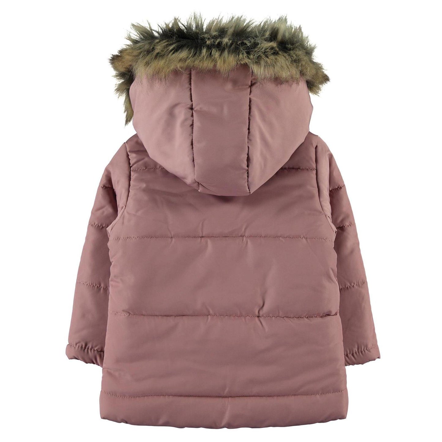 Fur Hooded pocket Coat
