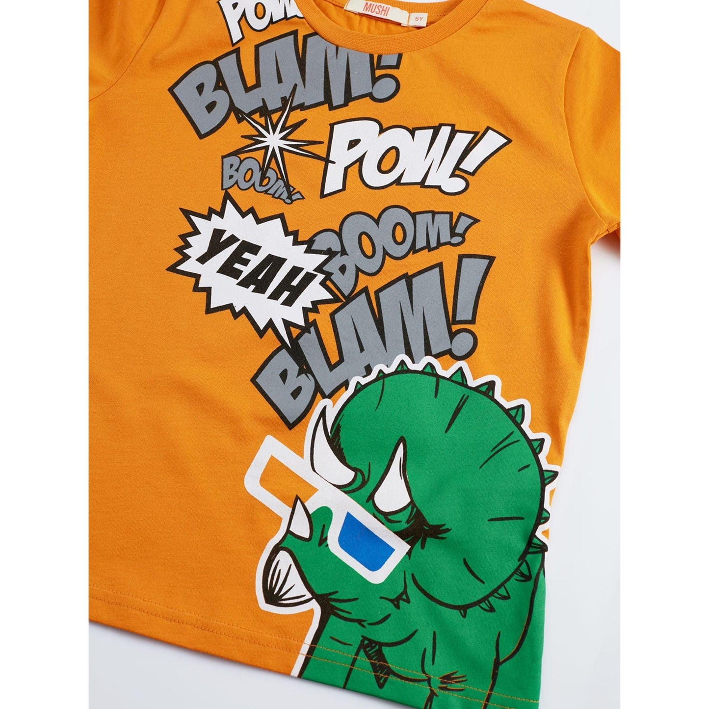 Pow Dino Boy T-shirt&Pants Set