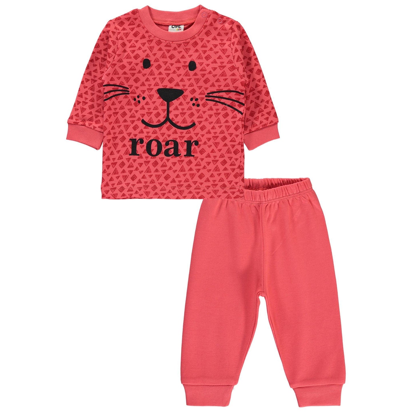 Coral Roar Pajamas