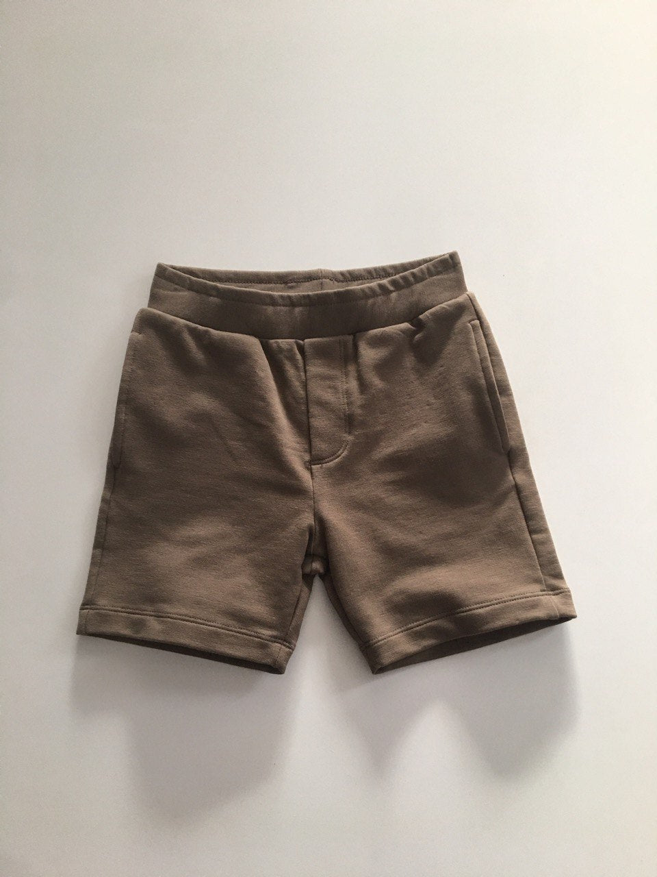 Dark olive green cotton short from 4 to 14